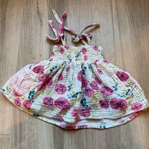 6 month SweetHoney Pink Floral Tank Top